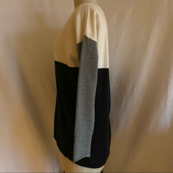 Vince cashmere blend tri colour sweater.S/M - Picture 2 of 7